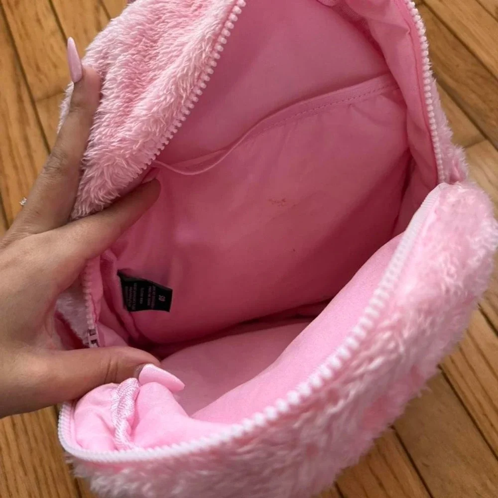 Melanie Martinez Portals Tour Pink fuzzy fairycore mini‎ backpack
